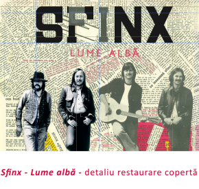 Sinx - Lume albă - detaliu restaurare copertă