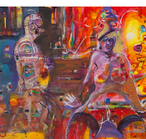 Mom, are you, acrylic, 60x80cm